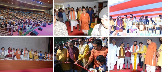 Ek Bharat Shreshtha Bharat Celebrated with Grand Sansad Khel Mahotsav, Entrepreneur & Intellectual Summit, Farmer Meet and Felicitation Ceremony